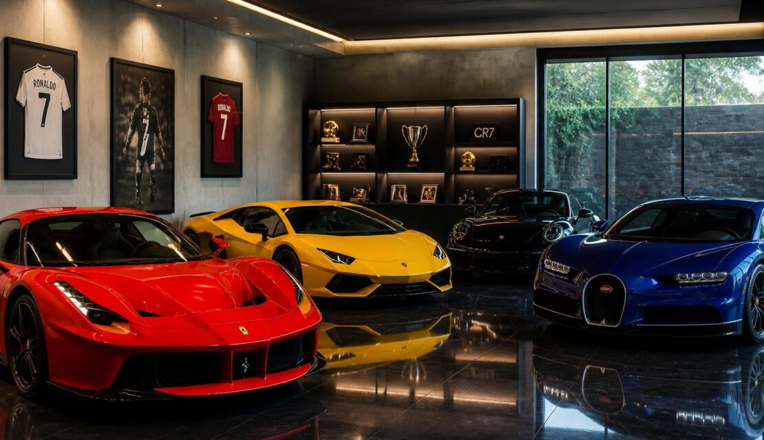 découvrez les voitures de luxe dans le garage de ronaldo, reflet parfait de son style de vie sportif et raffiné.