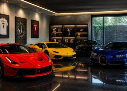 découvrez les voitures de luxe dans le garage de ronaldo, reflet parfait de son style de vie sportif et raffiné.