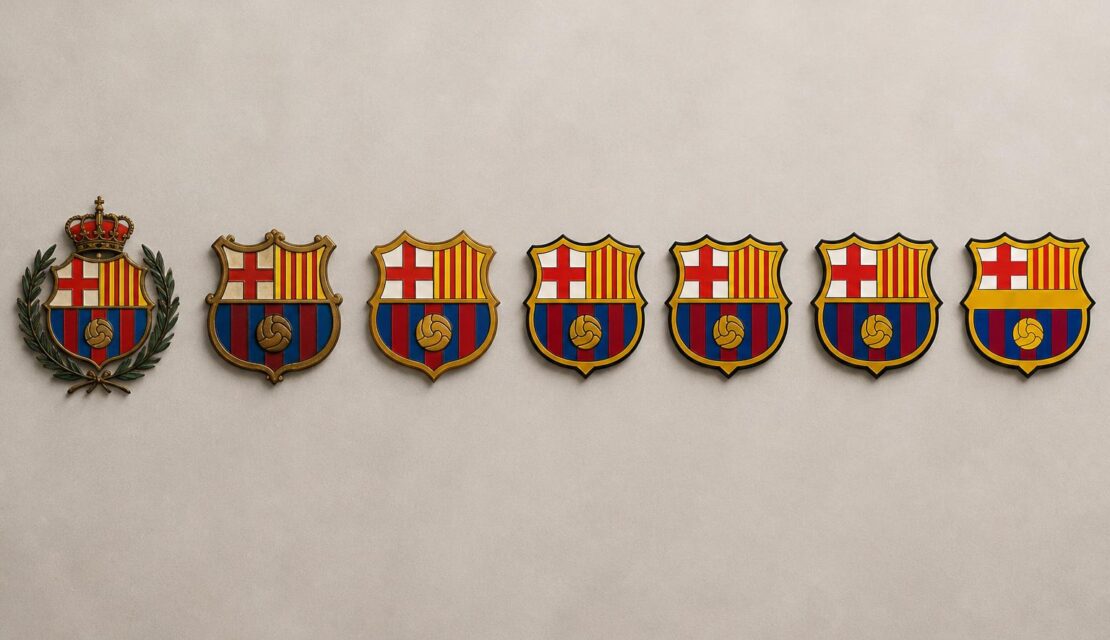 découvrez l'évolution graphique du logo du fc barcelone et comment chaque changement illustre l'histoire et l'identité du club catalan emblématique.