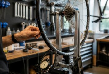 découvrez notre guide pratique pour dévoiler une roue de vélo et assurer un réglage précis. apprenez les étapes essentielles pour améliorer la performance et la sécurité de votre vélo.